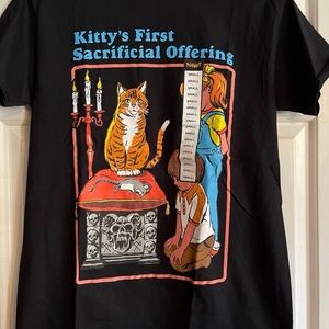 Spirit Halloween Black Cat Graphic T-Shirt